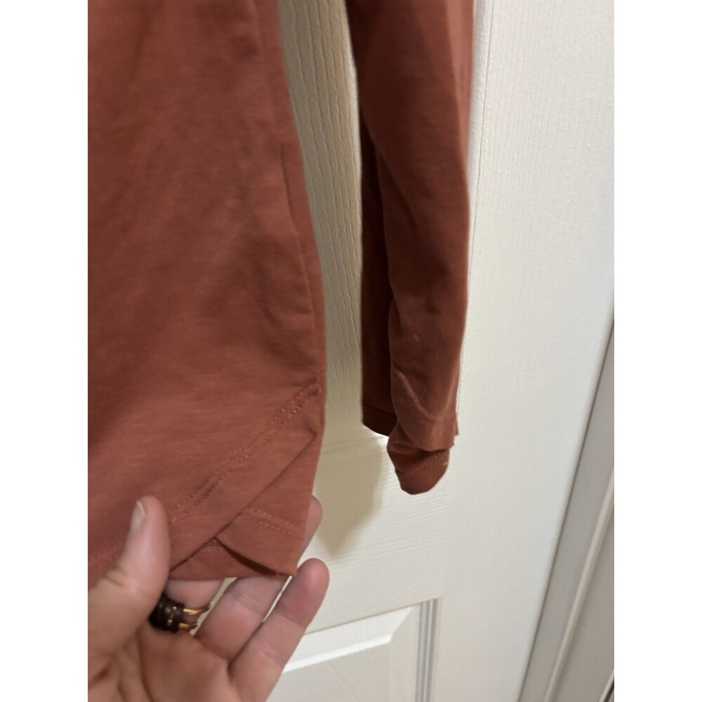 Kuhl T-Shirt Womens M Rust Orange Soft Stretchy Long Sleeve Performance Outdoor - Picture 4 of 7